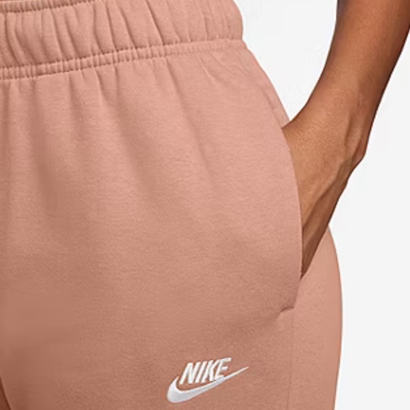 Nike Women’s Fleece Joggers Size XL (16-18) Rose and White Sweatpants - Picture 3 of 9